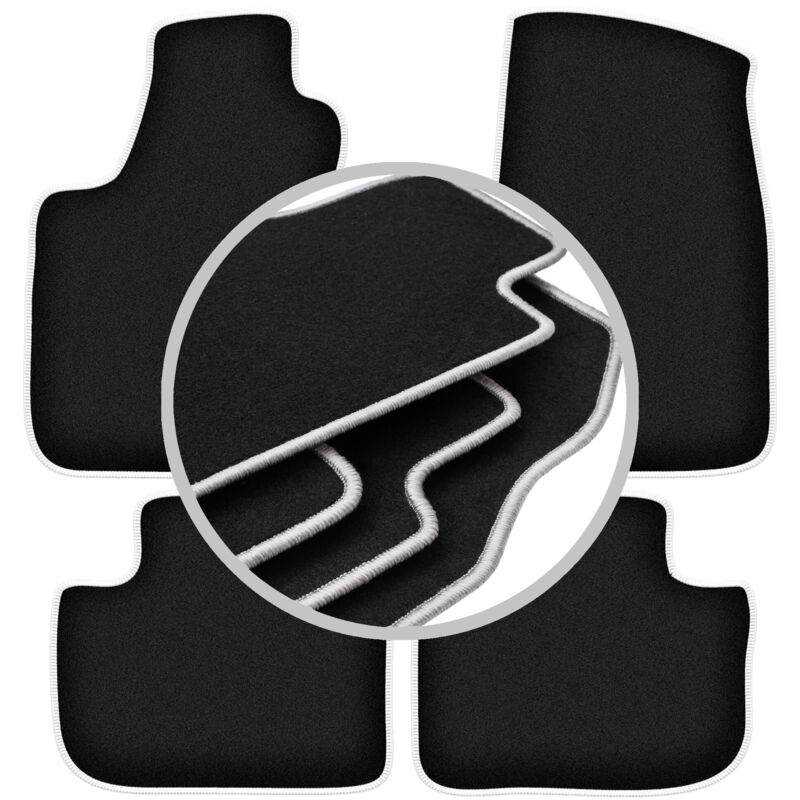 foto del prodotto tappetini auto carlux silver per dodge charger coup 2006 2010 