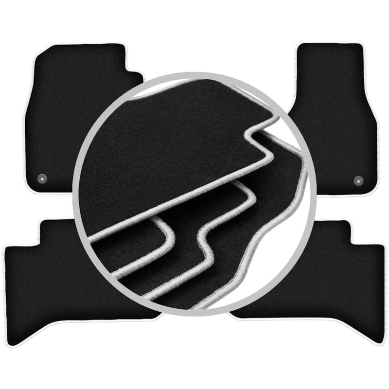 foto del prodotto tappetini auto carlux silver per dodge ram short dj 2009 2019 