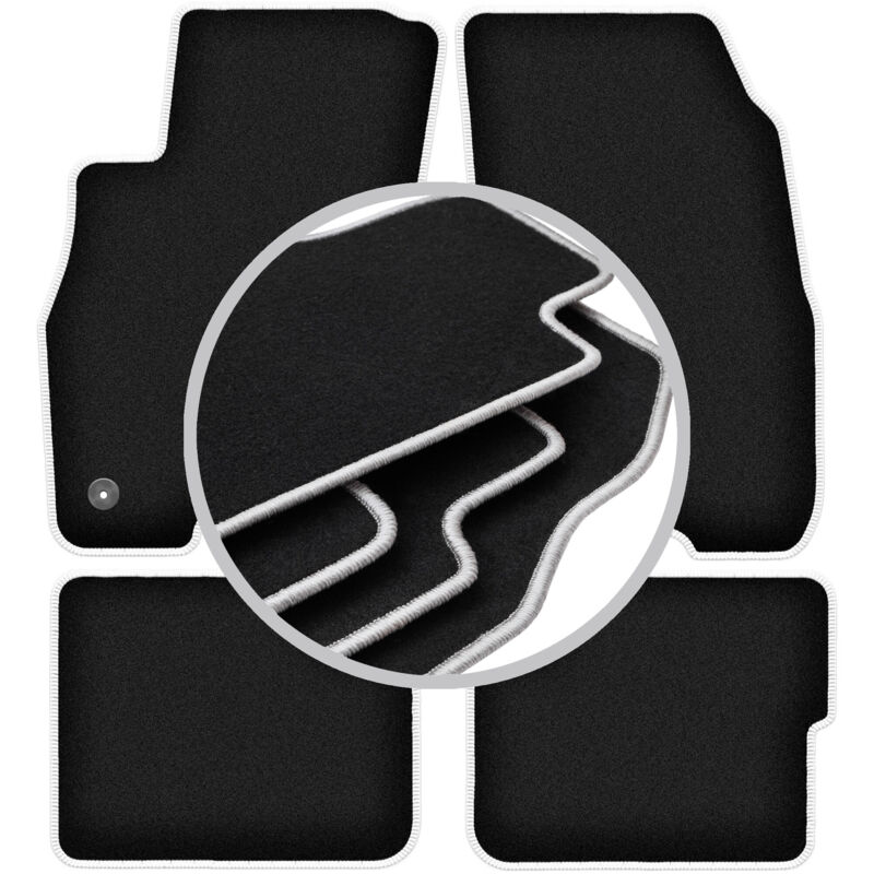 foto del prodotto tappetini auto carlux silver per fiat grande punto hatchback 2005 2009 