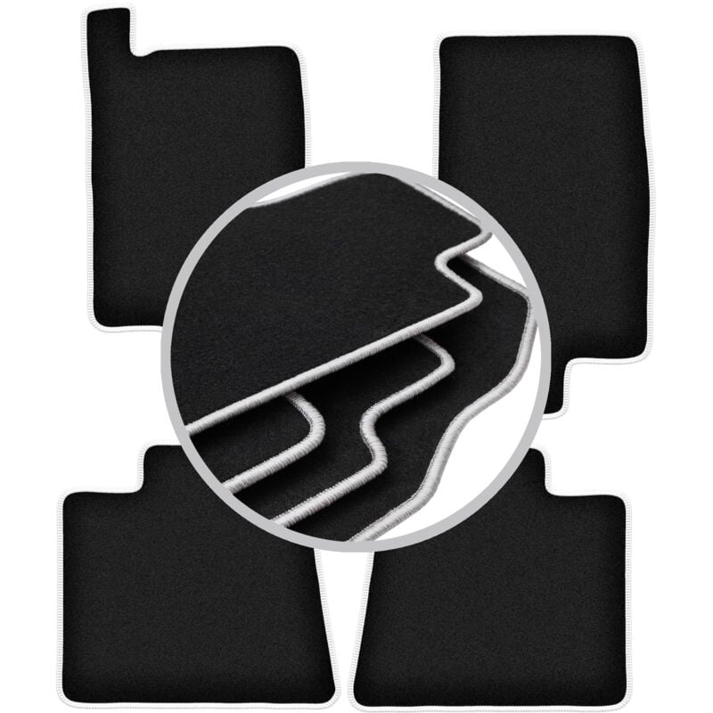 foto del prodotto tappetini auto carlux silver per ford explorer design personalizzato 0 