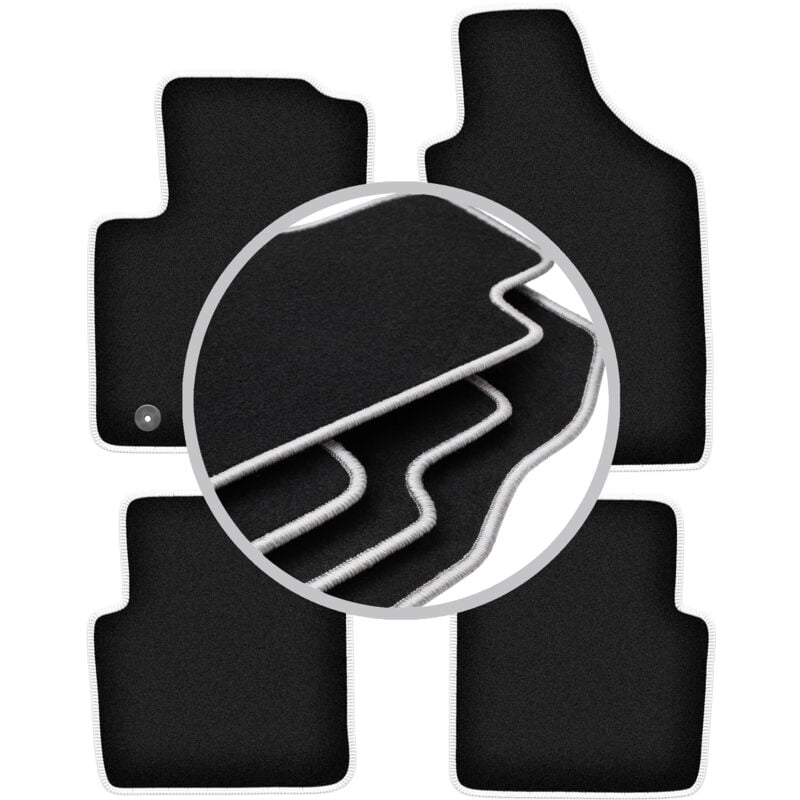 foto del prodotto tappetini auto carlux silver per ford ka mk2 hatchback 2008 2012 