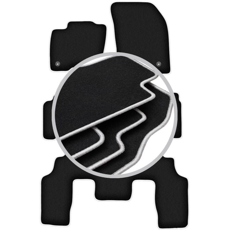 foto del prodotto tappetini auto carlux-silver per ford s-max mk2 minivan 2015-