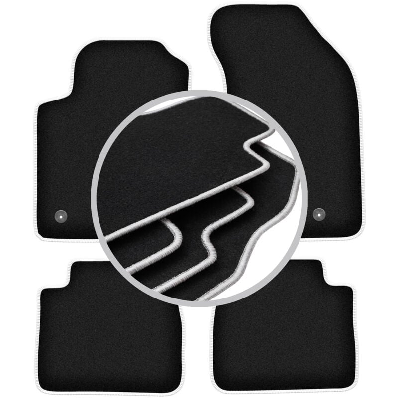 foto del prodotto tappetini auto carlux silver per lancia delta iii hatchback 2008 2014 