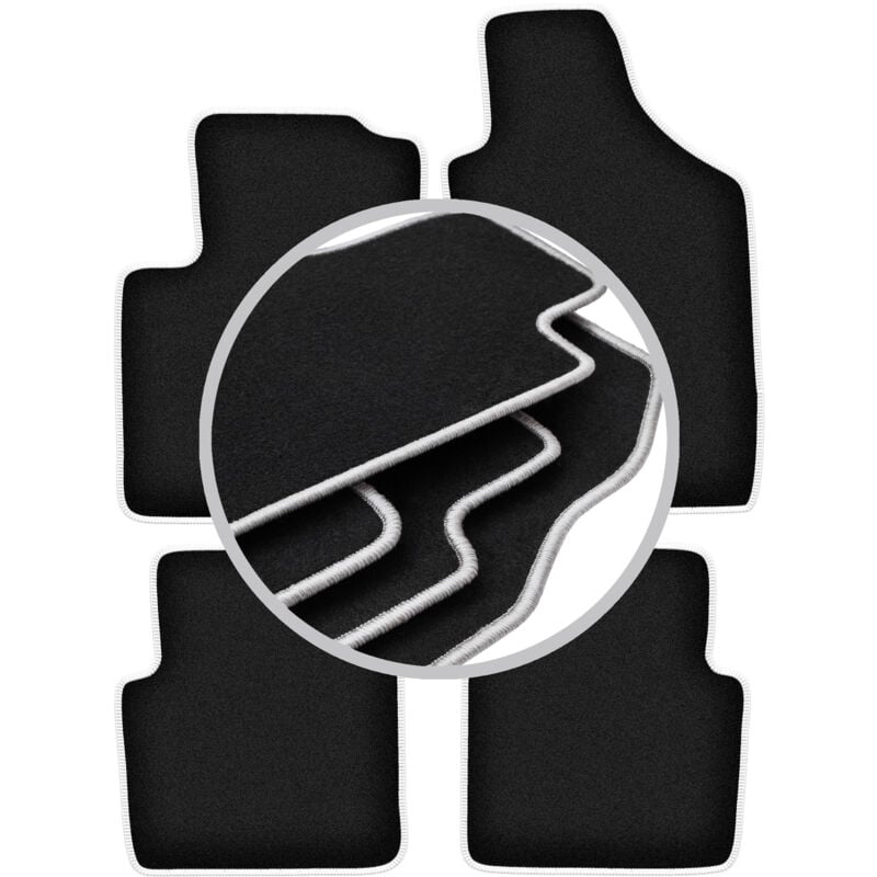 foto del prodotto tappetini auto carlux silver per lancia ypsilon iii hatchback 2011 