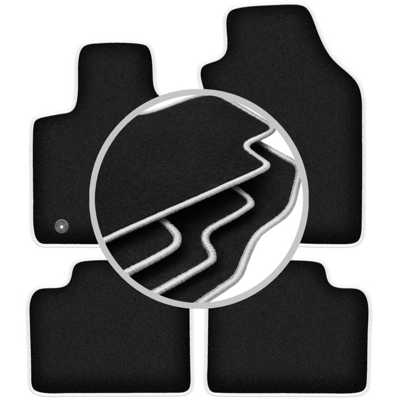 foto del prodotto tappetini auto carlux silver per lancia ypsilon iii hatchback 2011 