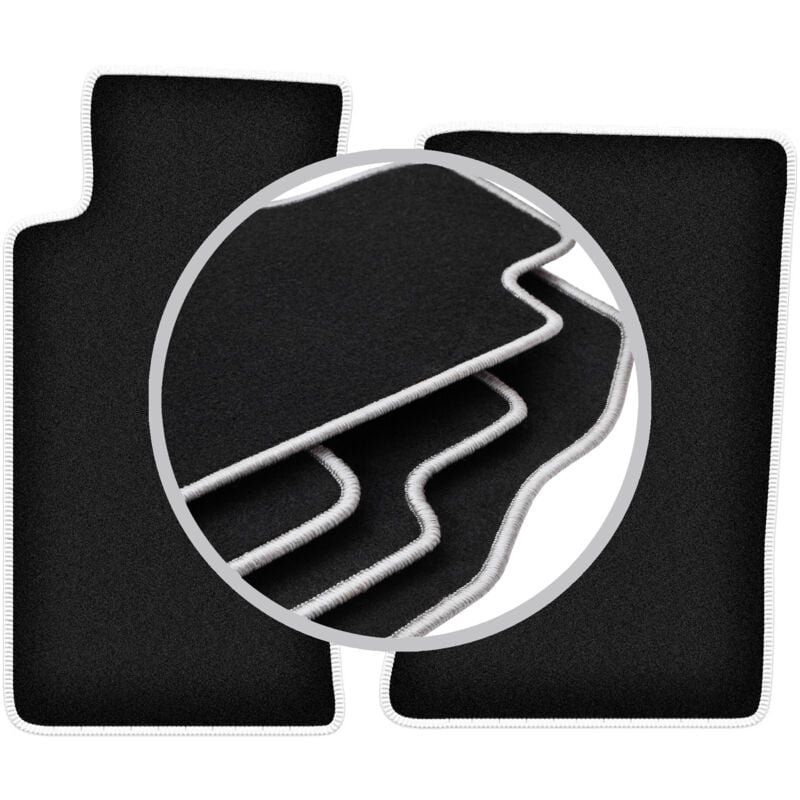 foto del prodotto tappetini auto carlux silver per mazda mx 5 ii nb decappottabile 1998 2005 