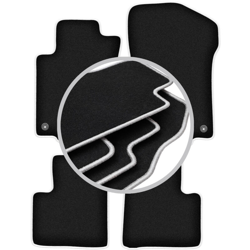 foto del prodotto tappetini auto carlux silver per mercedes ml w164 suv 2005 2011 