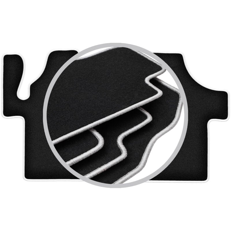 foto del prodotto tappetini auto carlux silver per mercedes viano w639 furgone per consegne 2003 2014 