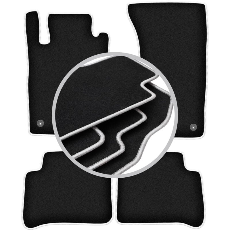 foto del prodotto tappetini auto carlux silver per mercedes w211 4matic berlina, station wagon 2003 2009 