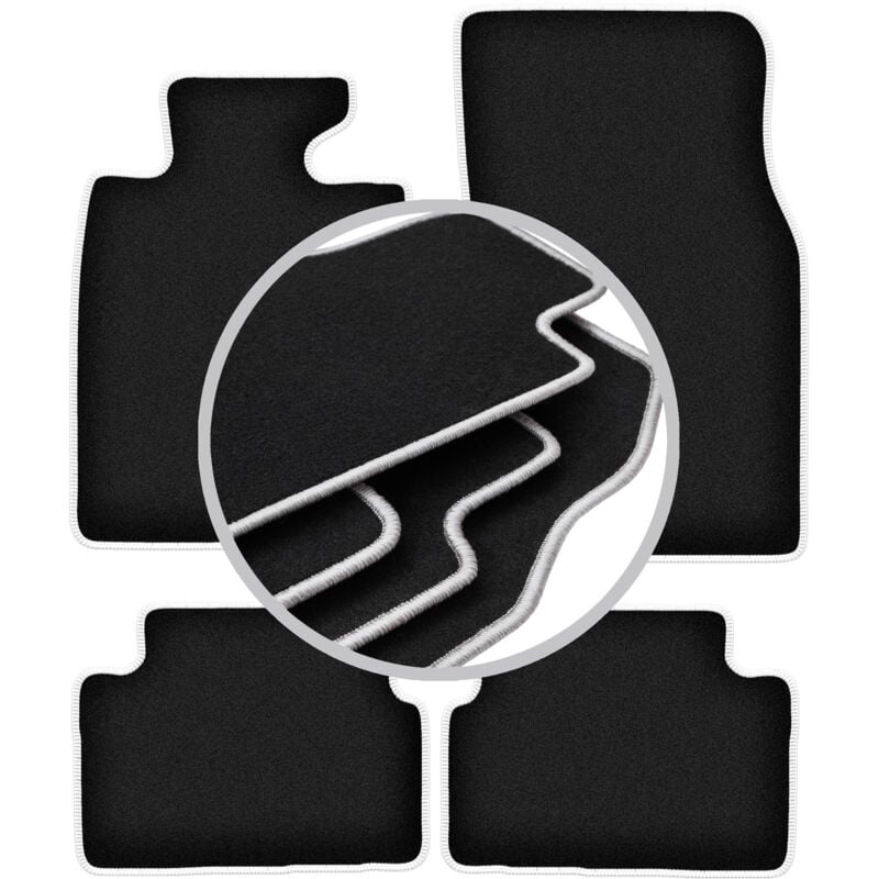 foto del prodotto tappetini auto carlux silver per mini clubman r55 hatchback 2006 