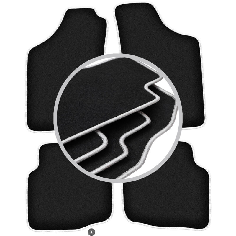 foto del prodotto tappetini auto carlux silver per mitsubishi l200 triton pick up 2001 2006 