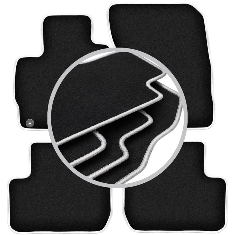 foto del prodotto tappetini auto carlux silver per mitsubishi outlander iii suv 2012 