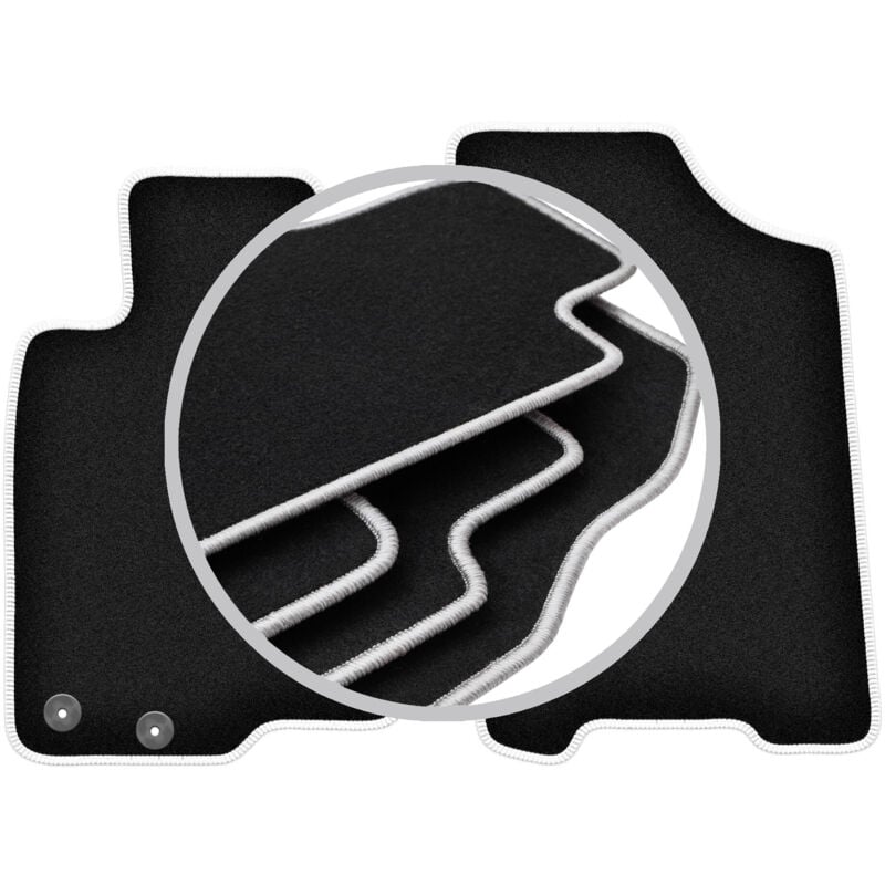 foto del prodotto tappetini auto carlux silver per nissan navara iv pick up 2014 