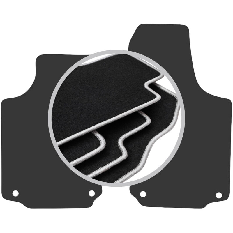 foto del prodotto tappetini auto carlux silver per opel tigra b twintop, cabrio 2003 2008 