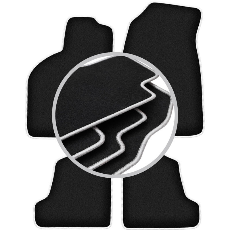 foto del prodotto tappetini auto carlux silver per saab 9 3 i aero, liftback, berlina 1998 2002 