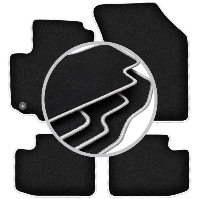 foto del prodotto tappetini auto carlux silver per suzuki swift iv hatchback 2005 2010 