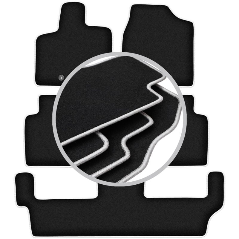 foto del prodotto tappetini auto carlux-silver per volkswagen routan 7 posti 2008-2015