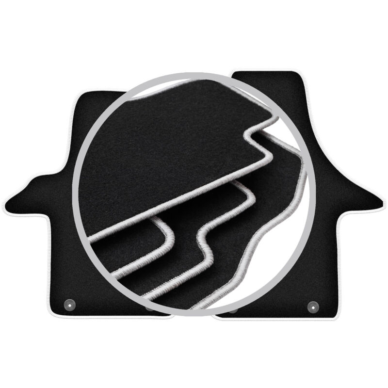 foto del prodotto tappetini auto carlux silver per volkswagen transporter t6 furgone per consegne 2015 