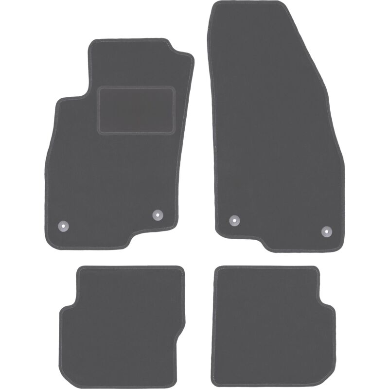 foto del prodotto tappetini auto grafite per alfa romeo mito hatchback 2008 2019 