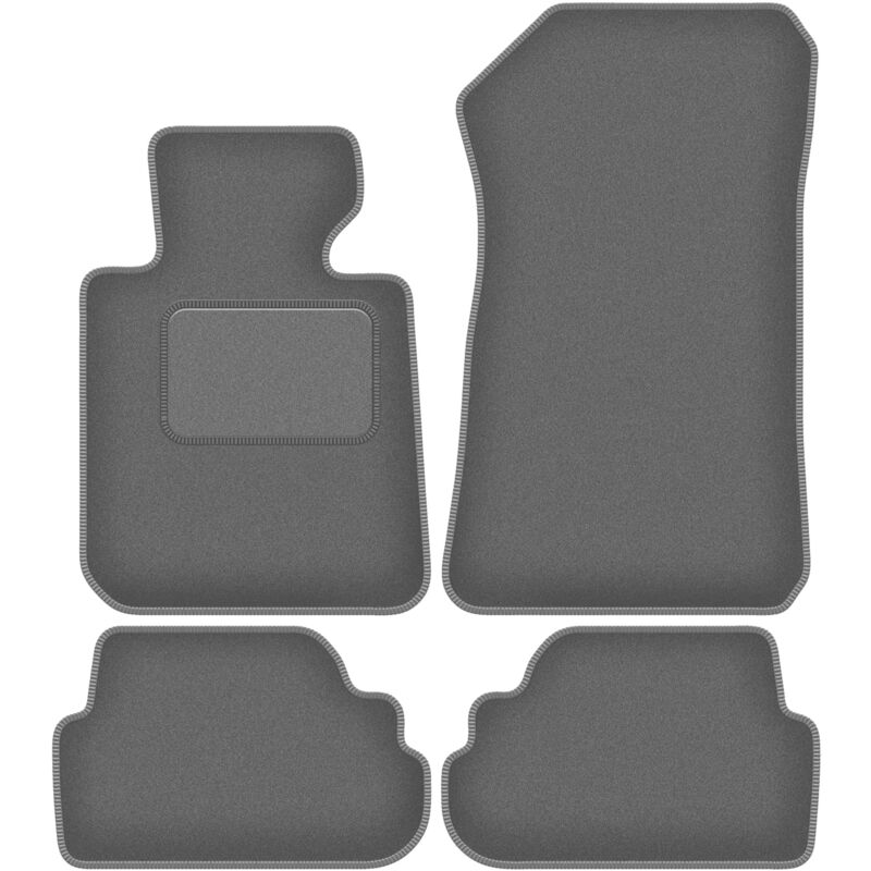 foto del prodotto tappetini auto grafite per bmw 1 e81 hatchback 2007 2012 