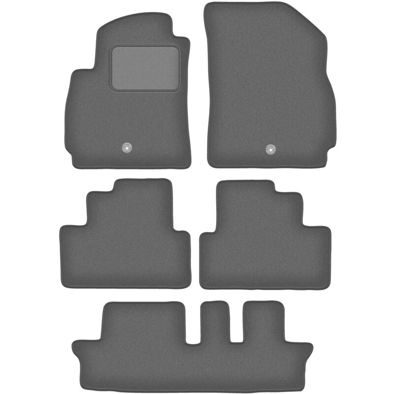foto del prodotto tappetini auto grafite per chevrolet orlando i 7 posti 2011 2015 