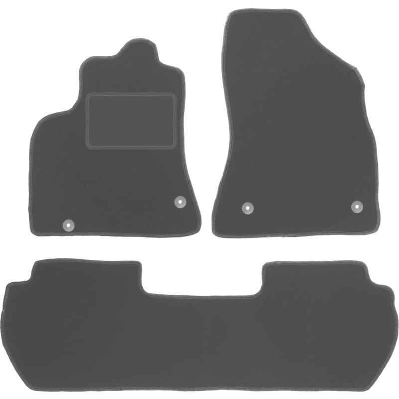 foto del prodotto tappetini auto grafite per citroen berlingo ii 5 posti 2008 2018 