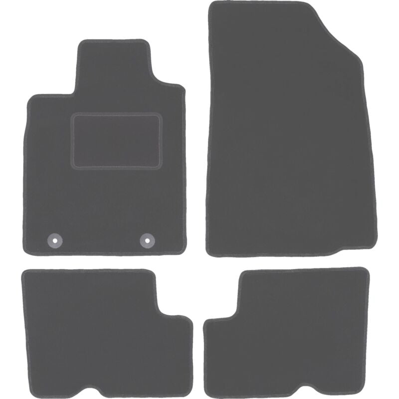 foto del prodotto tappetini auto grafite per dacia sandero i hatchback, stepway 2008 2013 