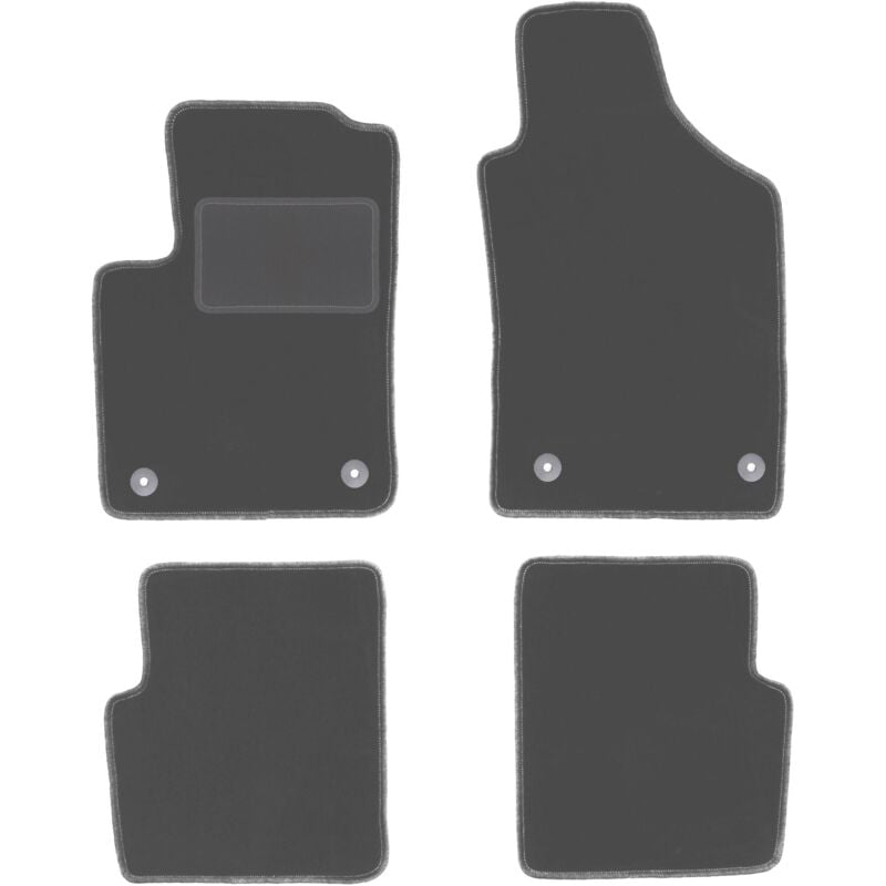 foto del prodotto tappetini auto grafite per fiat 500 fl hatchback 2013 2019 