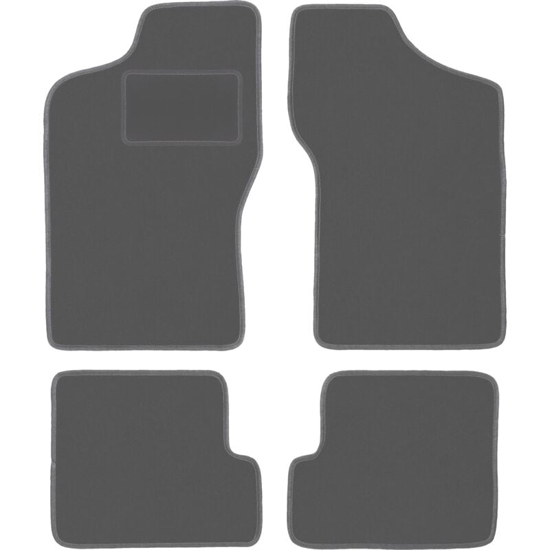 foto del prodotto tappetini auto grafite per fiat cinquecento hatchback 1991 1998 