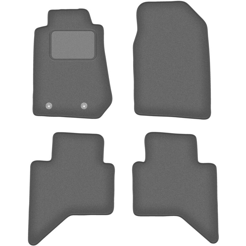 foto del prodotto tappetini auto grafite per isuzu d max ii pick up 2011 