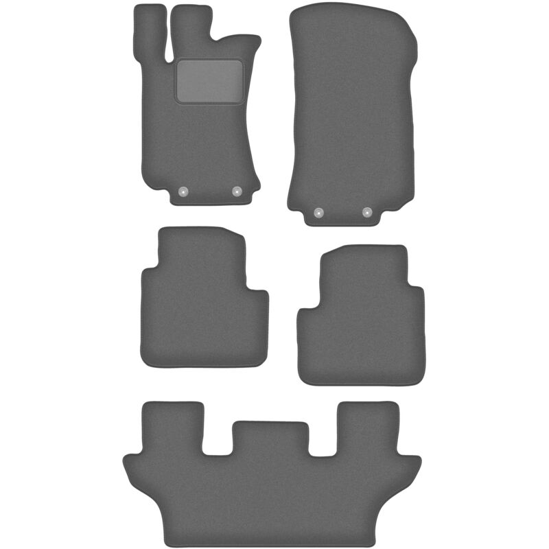 foto del prodotto tappetini auto grafite per mercedes r251 v251 7 posti 2005 2013 
