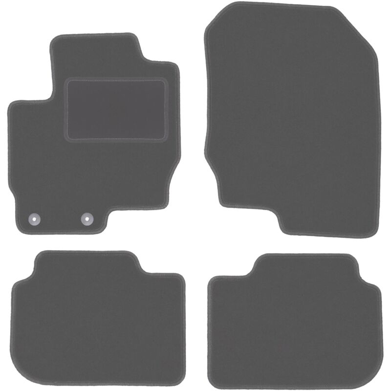 foto del prodotto tappetini auto grafite per mitsubishi colt vii hatchback 2008 2012 