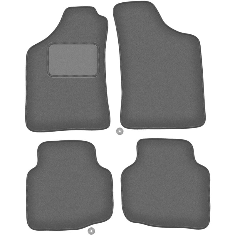 foto del prodotto tappetini auto grafite per mitsubishi l200 triton pick up 2001 2006 