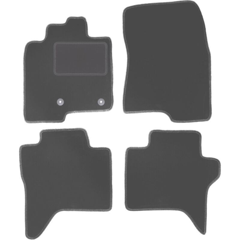 foto del prodotto tappetini auto grafite per mitsubishi pajero iv lungo 2006 2018 