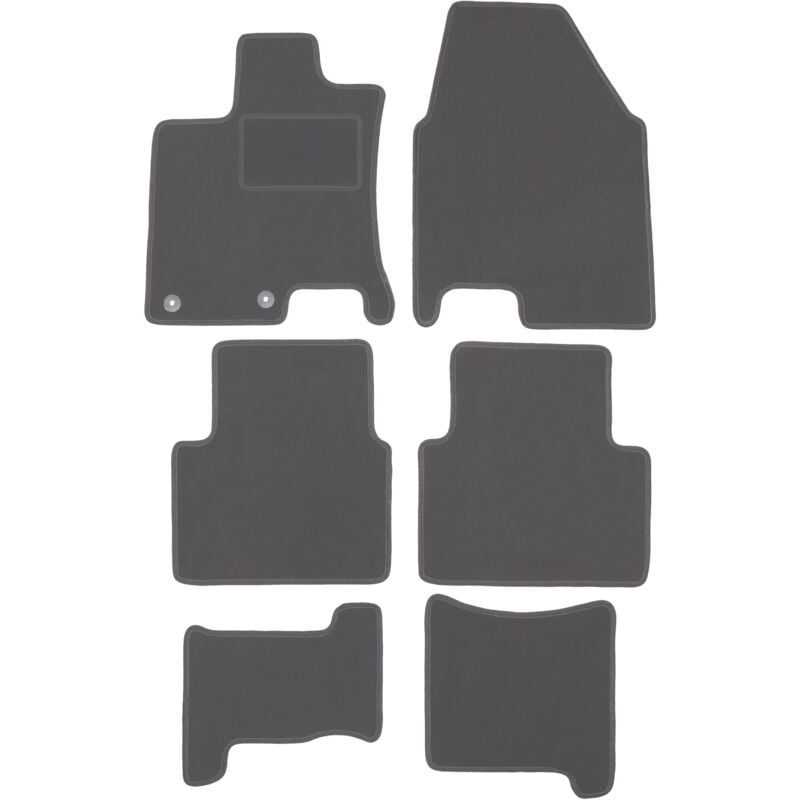 foto del prodotto tappetini auto grafite per nisan qashqai 2 crossover 2008 2013 
