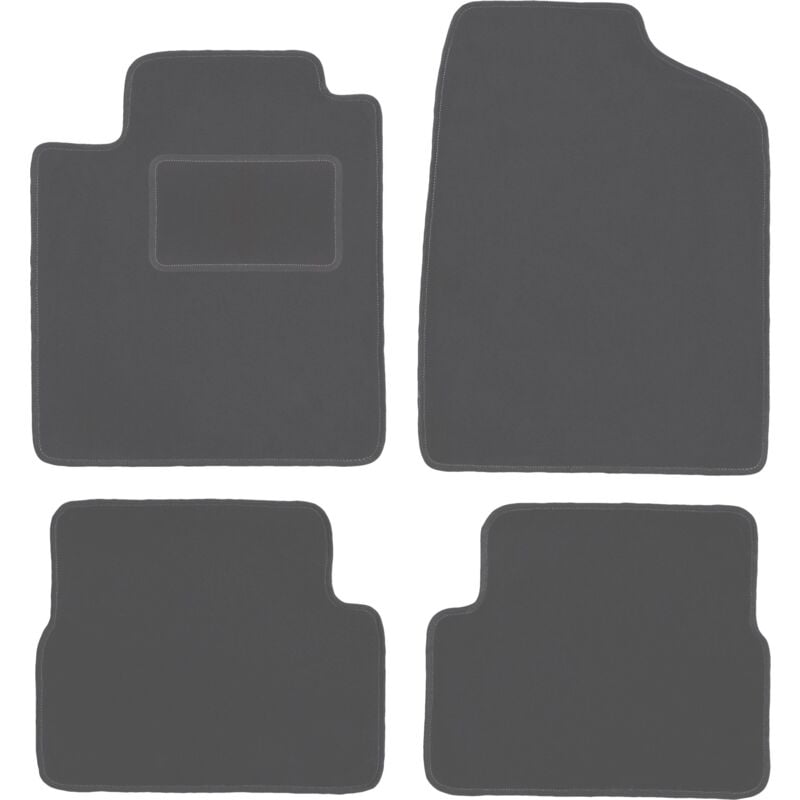 foto del prodotto tappetini auto grafite per nissan micra k12 hatchback 2002 2010 