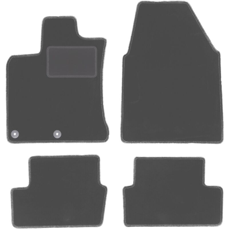 foto del prodotto tappetini auto grafite per nissan qashqai i j10 crossover 2006 2013 