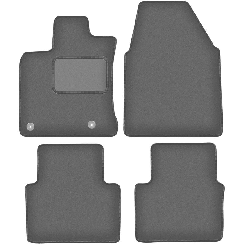 foto del prodotto tappetini auto grafite per nissan qashqai i j10 largo crossover 2007 2013 