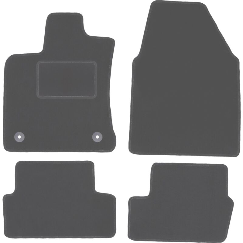 foto del prodotto tappetini auto grafite per nissan qashqai j10 i crossover 2006 2013 