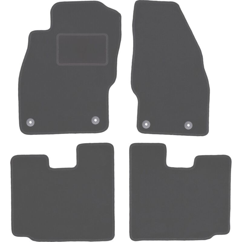 immagine 0 del prodotto tappetini auto grafite per opel adam hatchback 2012 