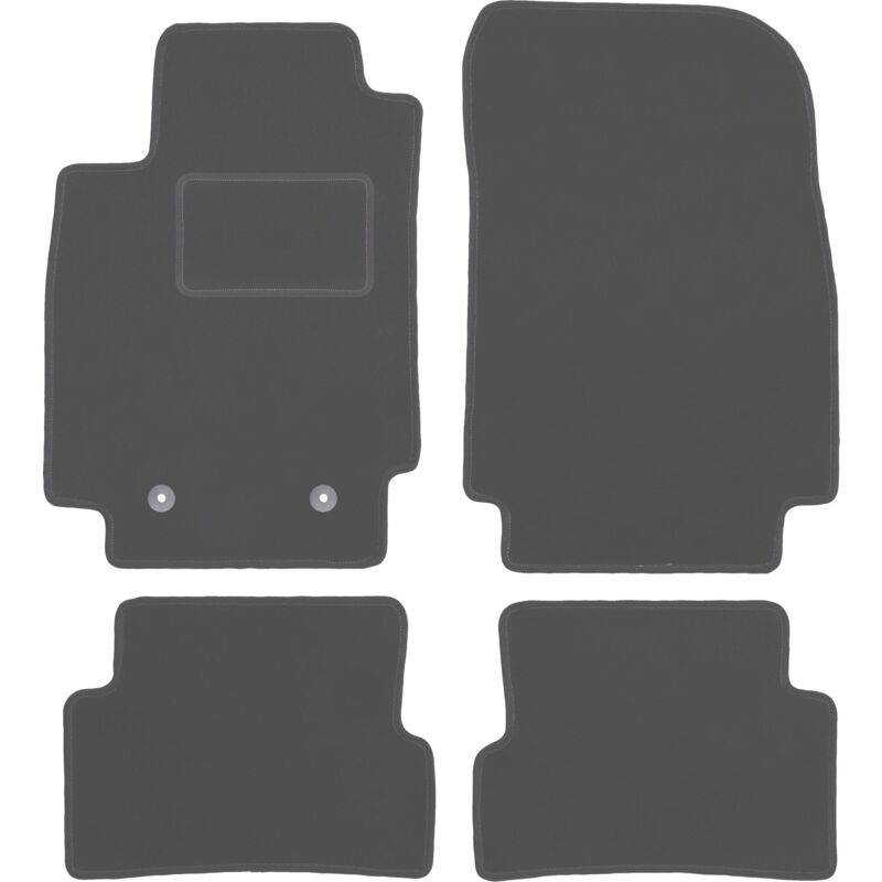 foto del prodotto tappetini auto grafite per renault captur suv 2013 2019 