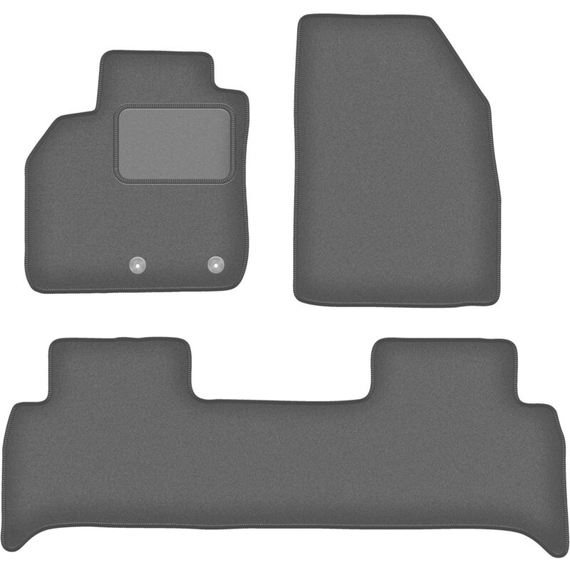foto del prodotto tappetini auto grafite per renault grand scenic iii minivan 2009 2016 