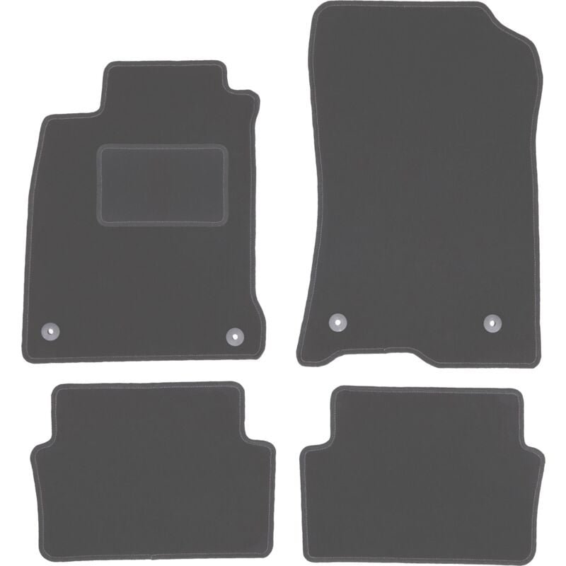 foto del prodotto tappetini auto grafite per renault laguna iii liftback, station wagon 2007 2015 