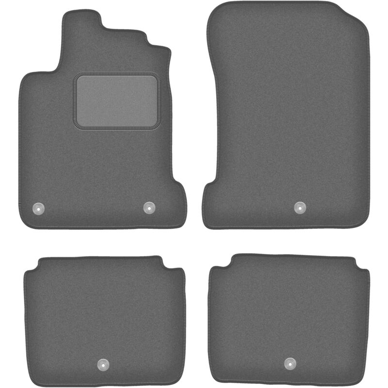 foto del prodotto tappetini auto grafite per renault latitude berlina 2010 2015 