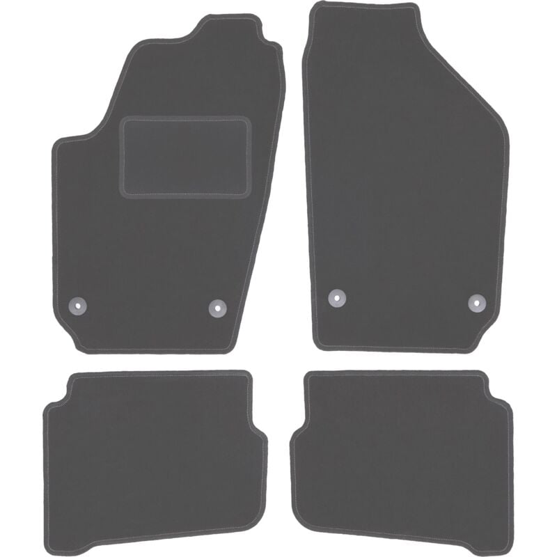 foto del prodotto tappetini auto grafite per seat ibiza iii 6l hatchback 2002 2008 