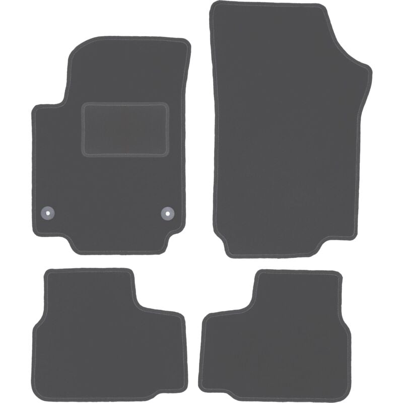 foto del prodotto tappetini auto grafite per seat mii hatchback 2011 