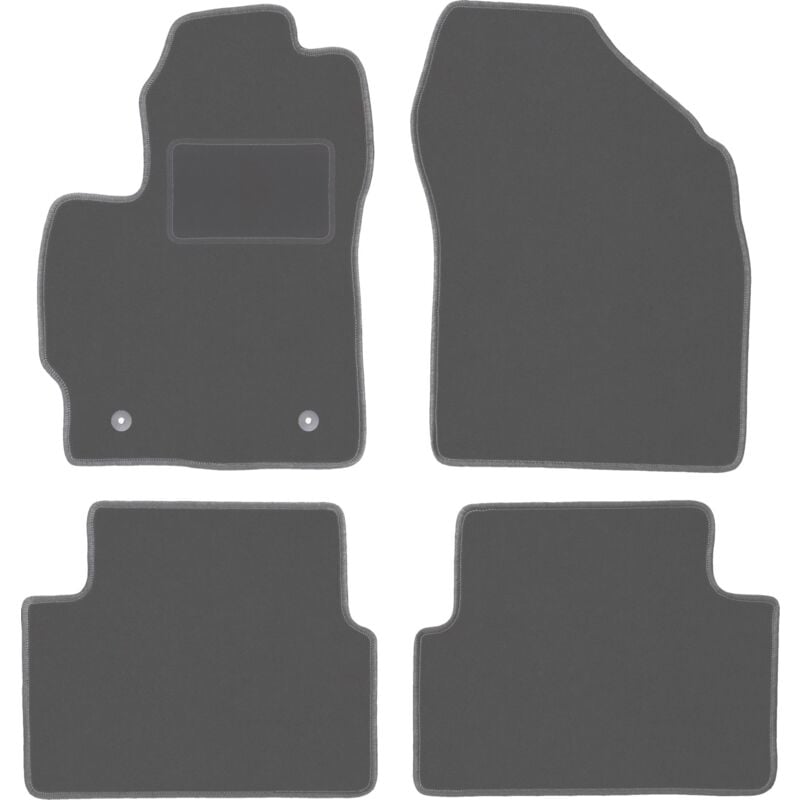 foto del prodotto tappetini auto grafite per toyota auris i hatchback 2007 2012 