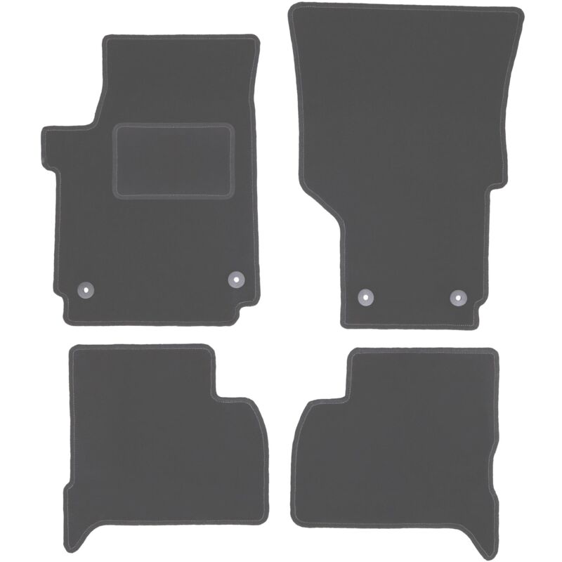 foto del prodotto tappetini auto grafite per volkswagen amarok pick up 2010 