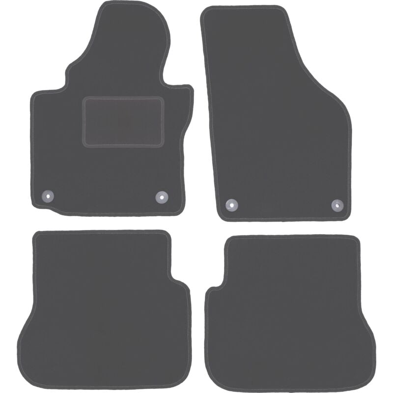 foto del prodotto tappetini auto grafite per volkswagen caddy 2k minivan 2004 2010 