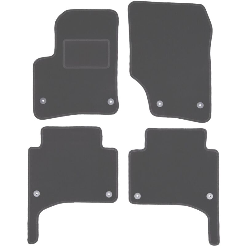 foto del prodotto tappetini auto grafite per volkswagen touareg i suv 2002 2010 